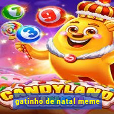 gatinho de natal meme